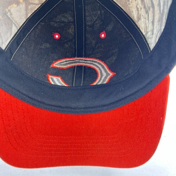 Cincinnati Reds Flag Patch Forty Seven 47 Brand NFL Camouflage Camo Cap Hat - Picture 7 of 8
